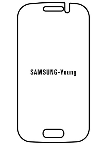 Jeco 99F Kit de Mica Hidrogel AZUL Frontal+Trasera Samsung Young  S6310