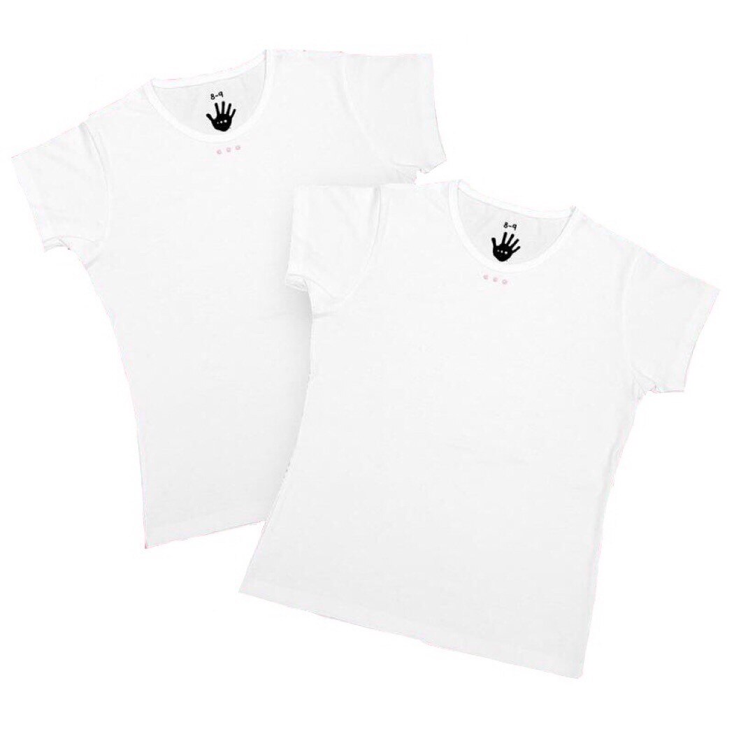 Playera blanca online niña