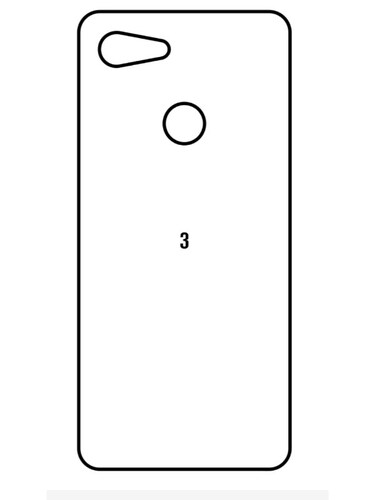 Jeco 99F Kit de Mica Hidrogel AZUL Frontal+Trasera GOOGLE PIXEL 3