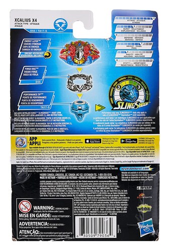 Beyblade Burst Turbo Xcalius X4 Sling Shock Hasbro