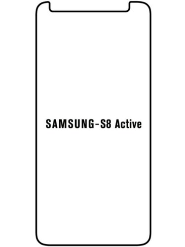 Jeco 99F Kit de Mica Hidrogel AZUL Frontal+Trasera Samsung S8 Active