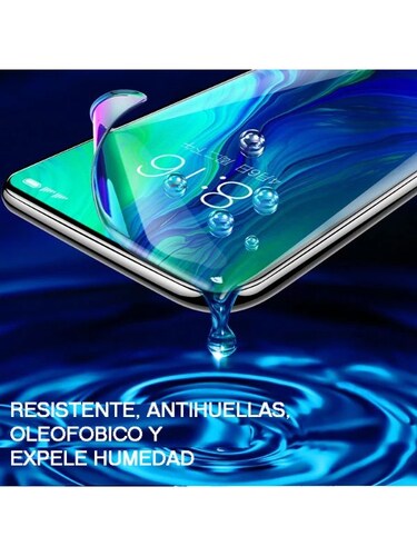 Jeco 99F Kit de Mica Hidrogel AZUL Frontal+Trasera Samsung S7 Edge
