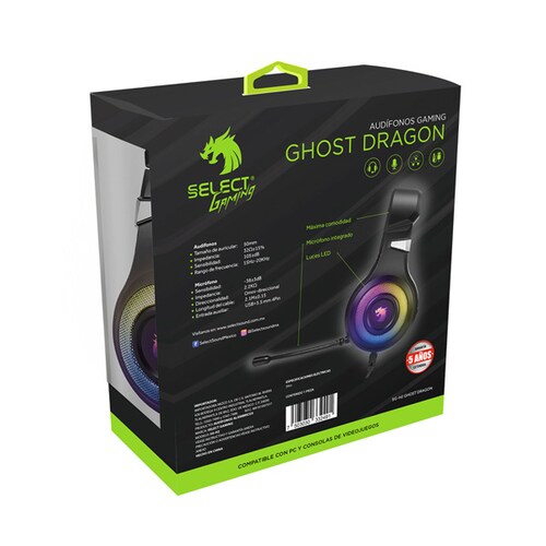 Audífonos Gaming "GHOST DRAGON"