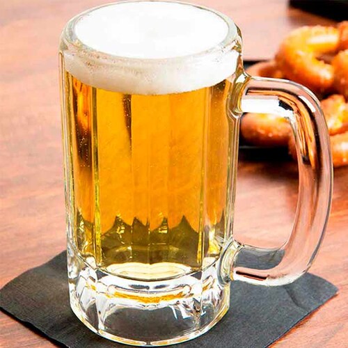 Set de tarros para cerveza, escarchador y elegante cenicero de regalo. Pack 6 piezas.