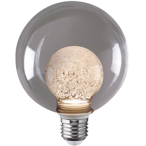 Foco LED AKSI Vintage tipo Globo Black and White de 3W Dimeable Base E27.
