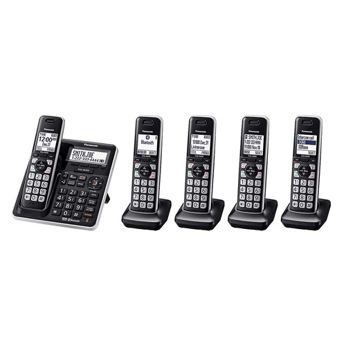 Teléfono Inalámbrico Panasonic KX-TG985SK Bluetooth 5 auriculares Reacondicionado Grado A