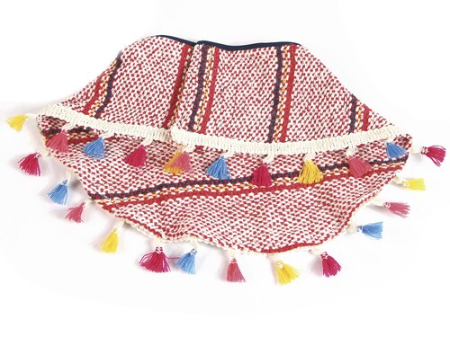 Jorongo Rojo para mascotas marca El Rebozo de Dolce