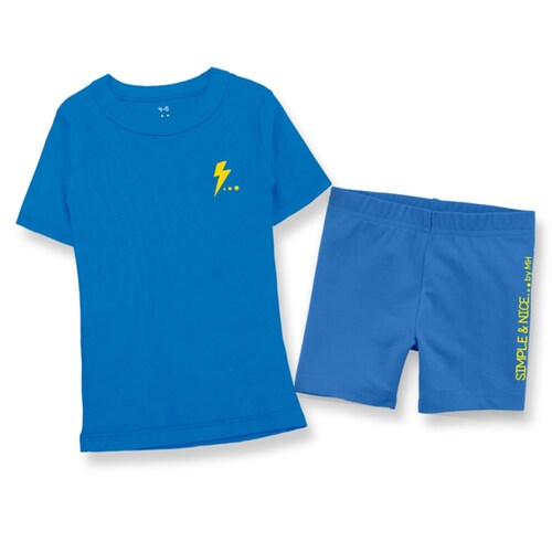 Pijama Short Niño Under 100% algodón.