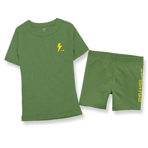 Pijama Short Niño Under 100% algodón.