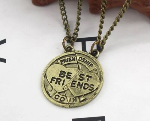 Collar Bff Mejores Amigos Best Friends Regalo Amistad