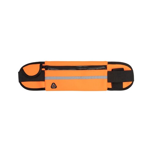 Cangurera para gym correr reflejante 85cm. Naranja