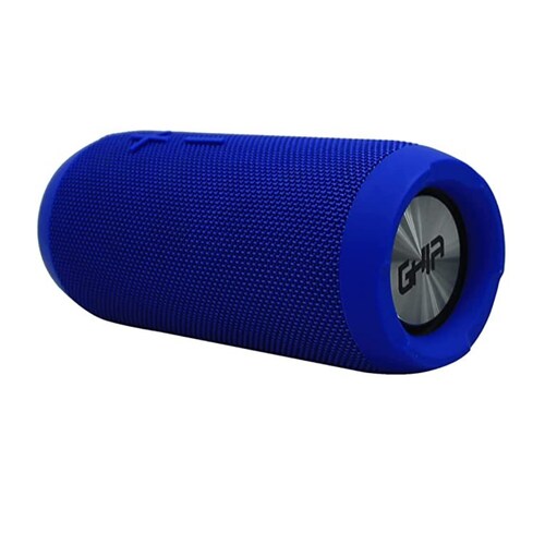 BOCINA BLUETOOTH BX600A GHIA AZUL RESISTENTE A SALPICADURAS DE AGUA IPX6 / TWS / 5W X2 / AUX / RADIO FM/ MICRO SD CARD/USB