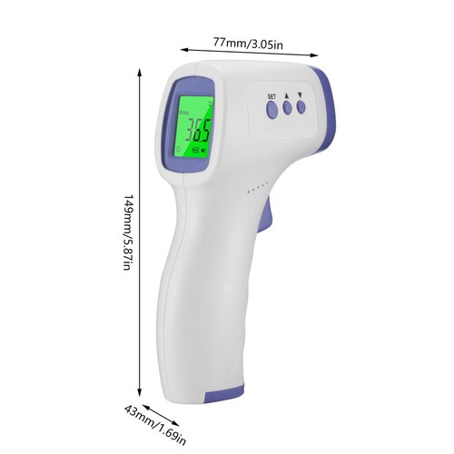 Combo de Termómetros infrarrojos tipo pistola TECK TECK toma de temperatura inteligente para adultos y niños