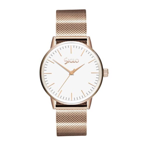 Reloj analógico mujer light gray analógico con cinta metal S.Oliver