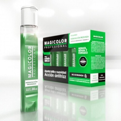 Ampolletas Hidratación Profunda Magicolor para Cabello Seco y/o Maltratado