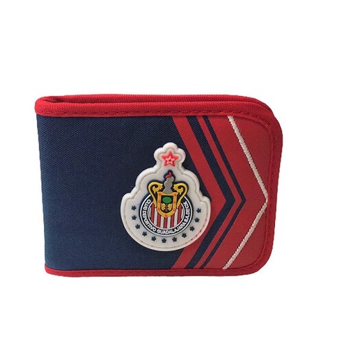 CARTERA OFICIAL CHIVAS GUADALAJARA AZUL/ROJA 