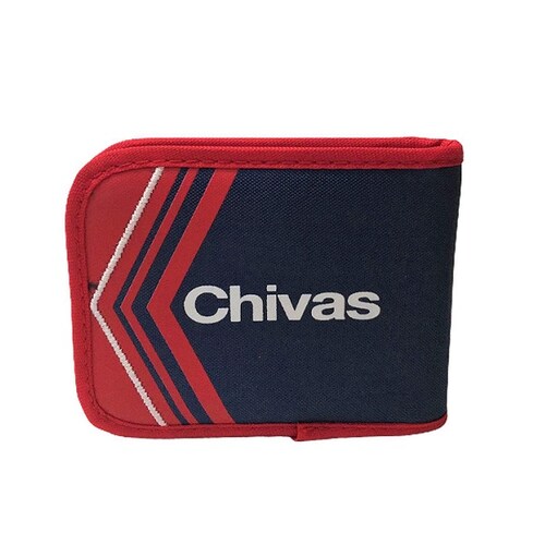 CARTERA OFICIAL CHIVAS GUADALAJARA AZUL/ROJA 