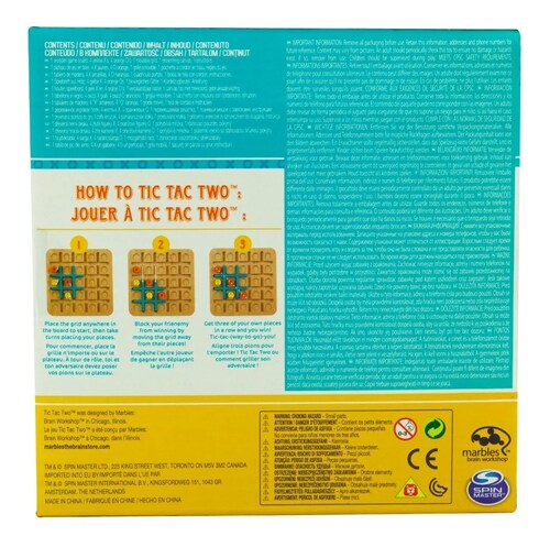 Tic Tac Two Juego De Mesa Spin Master
