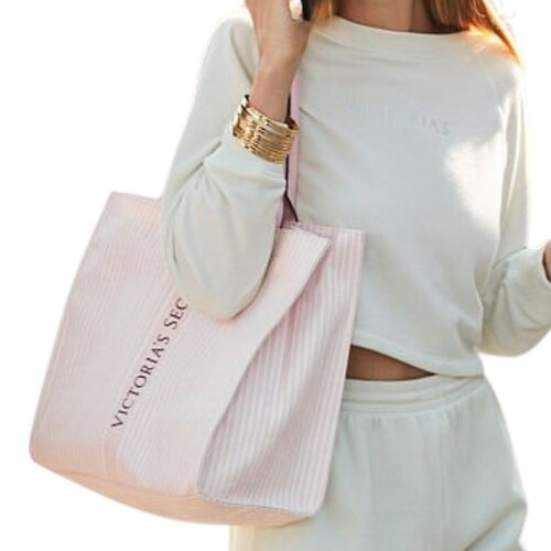 BOLSA VICTORIA'S SECRET TOTE ROSA GRANDE ELEGANTE