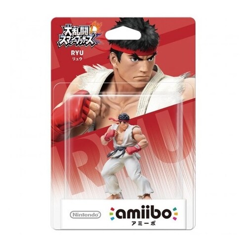 Figura Amiibo Ryu Super Smash Bros (versión Asiática)
