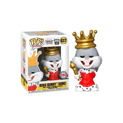 Funko Pop Figura Bugs Bunny King 837 Special 