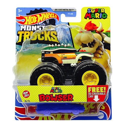 Hot Wheels Carro Monster Trucks 1:64 Escala FYJ44 Mattel