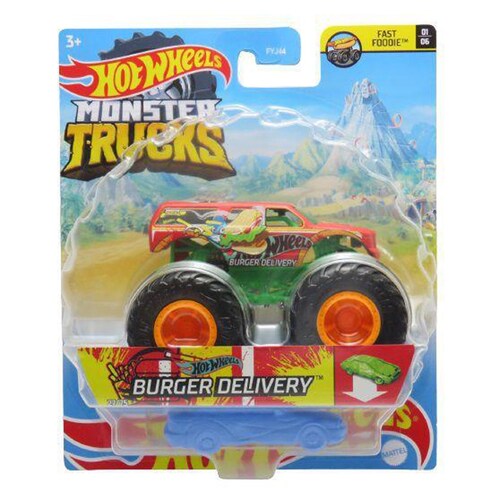 Hot Wheels Carro Monster Trucks 1:64 Escala FYJ44 Mattel