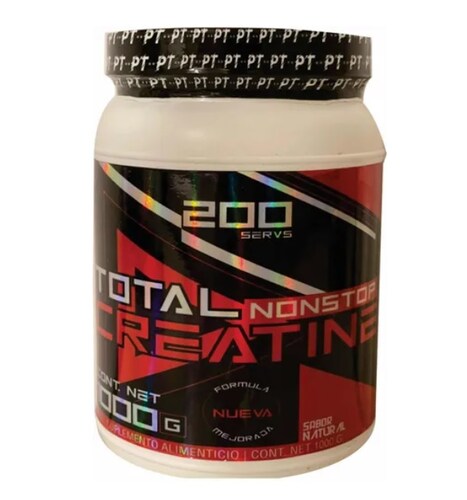 Total Nonstop Creatina Monohidratada 1 Kg (200 Servicios)