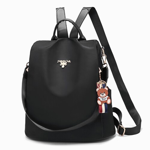 Mochila Mujer Moda Oxford Impermeable correas hombro moda NEGRO