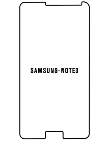 Jeco 99F Kit de Mica Hidrogel AZUL Frontal+Trasera Samsung  Note 3