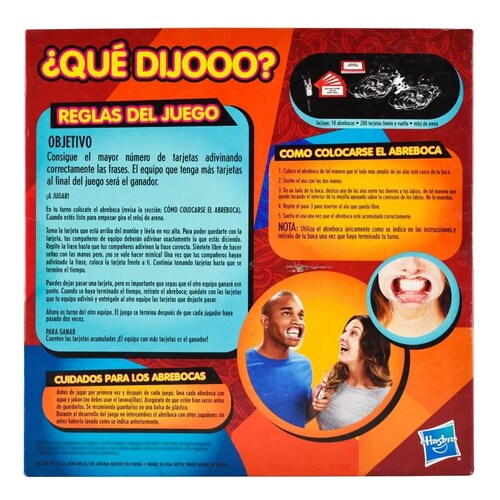¿que Dijooo? Juego De Mesa Hasbro Gaming