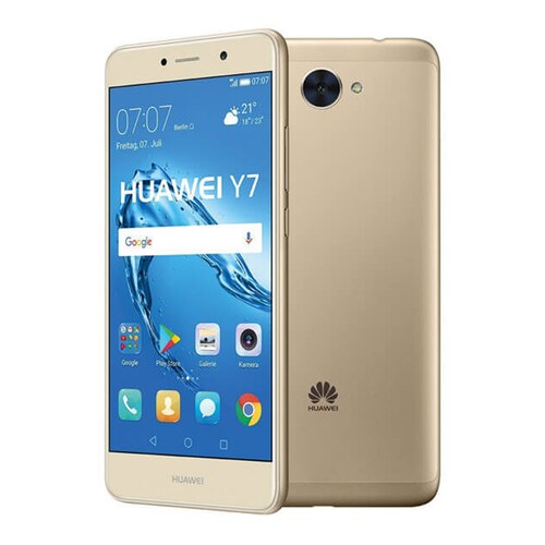 Celular Huawei Y7 16GB 2GB Ram Dual Sim - Gris + Audífonos + Power Bank