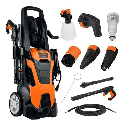 Hidrolavadora Eléctrica de 2000 psi de 1850W/2.5 HP Máxima Calidad Truper Expert Para lavar a profundidad autos casas etc