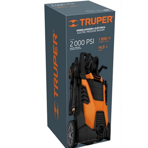 Hidrolavadora Eléctrica de 2000 psi de 1850W/2.5 HP Máxima Calidad Truper Expert Para lavar a profundidad autos casas etc