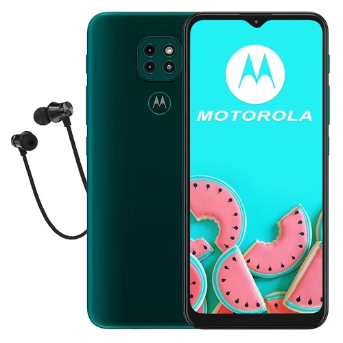 Celular MOTOROLA Moto G9 Play 64GB 6.5" HD+ Triple Camara 48Mpx + Audífonos