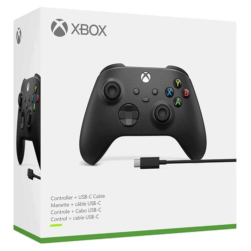 Control Xbox Series S/X + Cable USB C - Negro