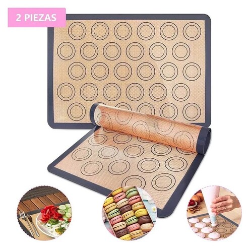 Tapetes Para Hornear De Silicona Antiadherente 42 X 29.5cm