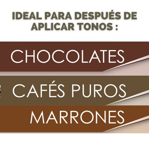 Shampoo Cabello Matizador Café Castaño Marrón Profesional para Después de Tinte 250 mL