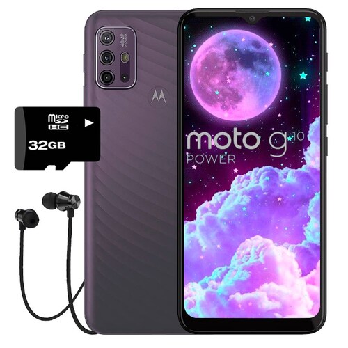 Motorola Moto G10 Power 64GB Dual Sim + Audifono + Micro SD 32