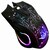 Mouse Gamer Pro Iluminado Multicolor Negro 1600DPI