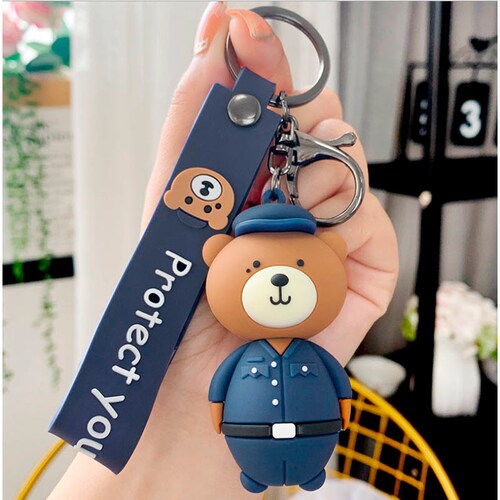 LLAVERO DE MODA COLGANTE KAWAII CONEJO, OSO , DINO Y GATO