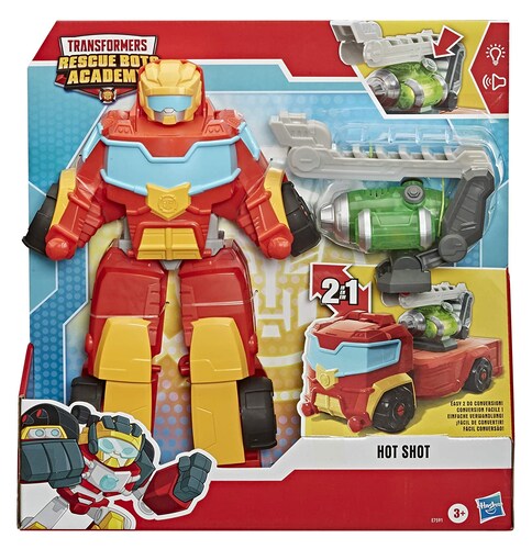 Transformers Hot Shot Rescue Bots Luz Y Sonido 35 Cm Hasbro