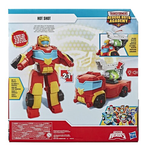 Transformers Hot Shot Rescue Bots Luz Y Sonido 35 Cm Hasbro
