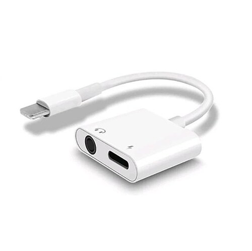 Cable Adaptador Carga Y Escucha Para iPhone 7-13