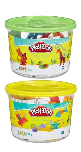 Play Doh Pack 2 Cubetas Playa Y Animales Hasbro