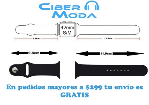 Correa Apple Watch 5 6 7 + Protector De Hidrogel De Regalo