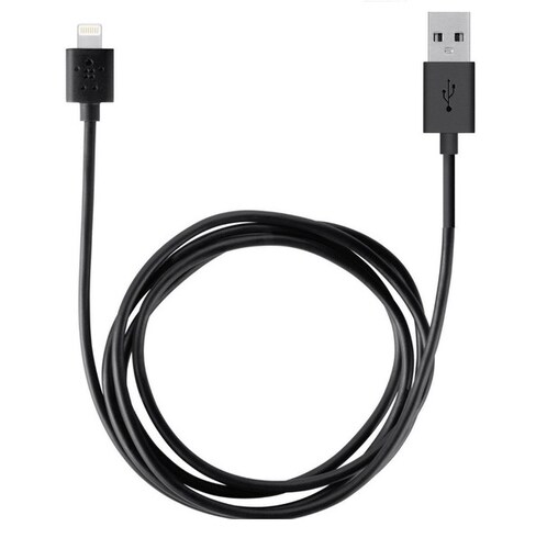 Cable iPhone 5-12 Belkin Lightning Negro