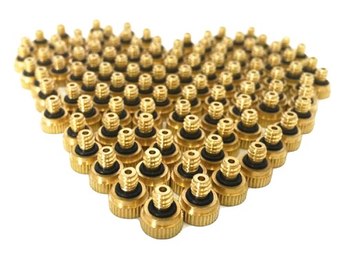 6 Boquillas Espreas Aspersoras Nebulizadoras Riego De 0.2mm