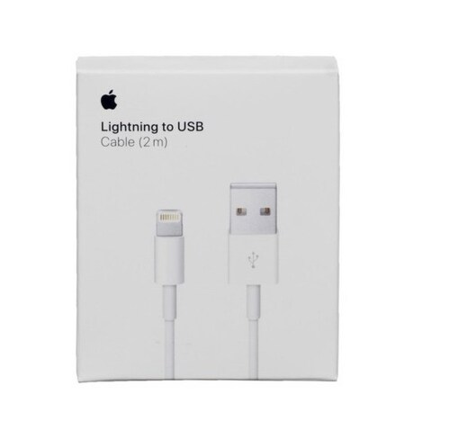 Cable iPhone 5-14 Series USB-Lightning 2M Calidad Original