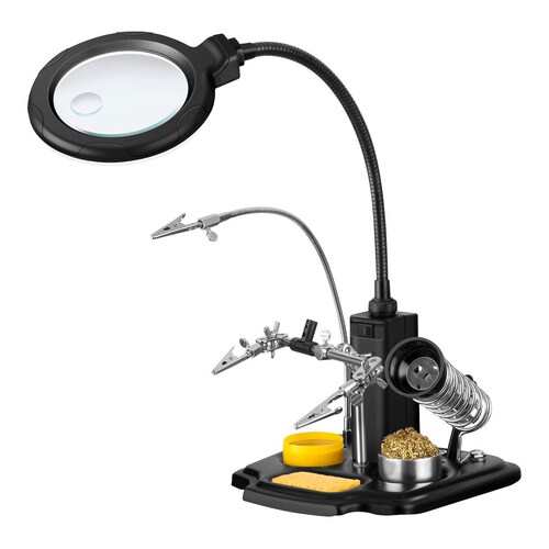 ESTACION DE SOLDAR CON LUPA DE 2.5X - HER-725NE - STEREN